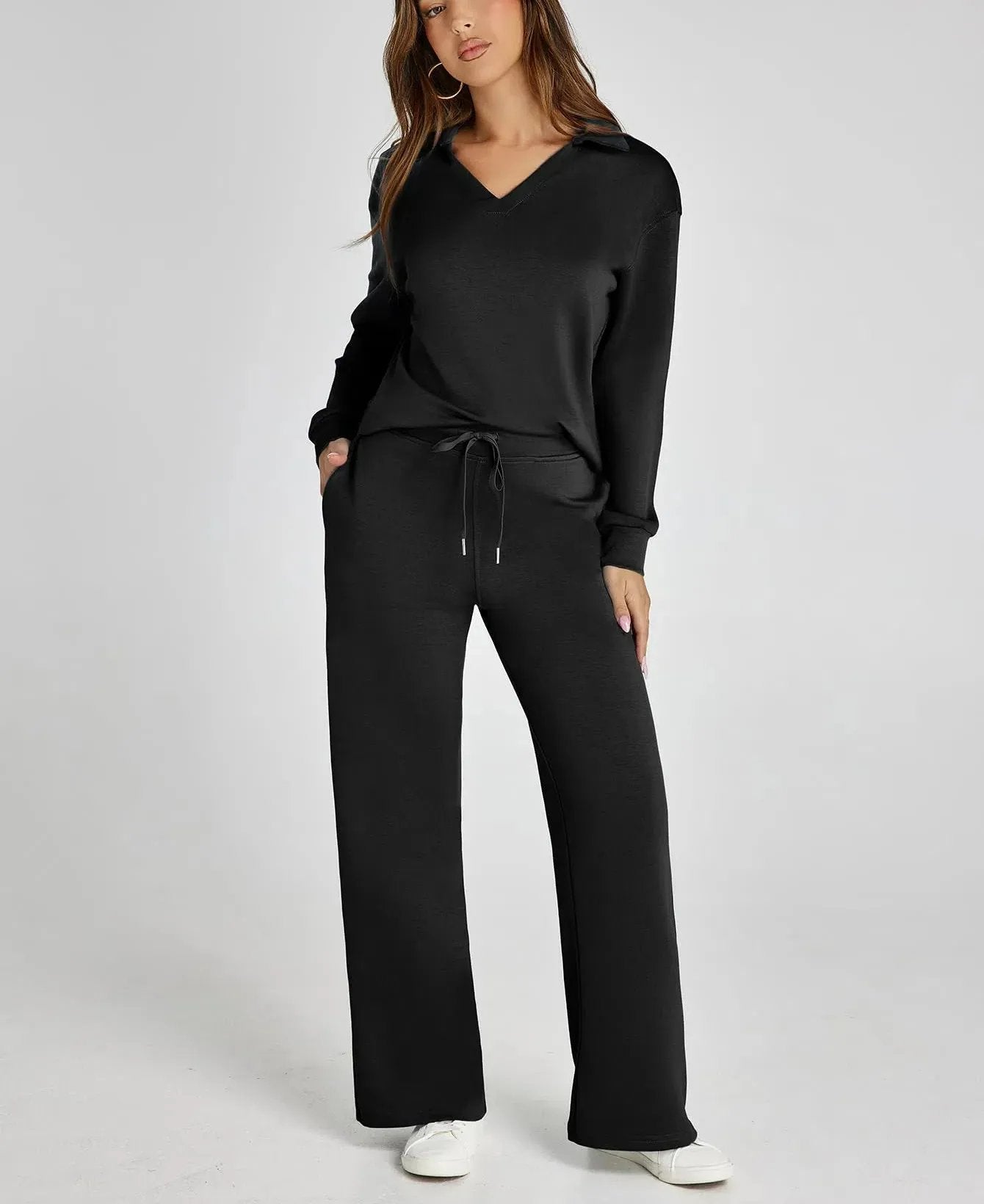 ⏰49% OFF✨Women's 2 Piece Sets Outfits Casual Long Sleeve Sweatsuits Sets