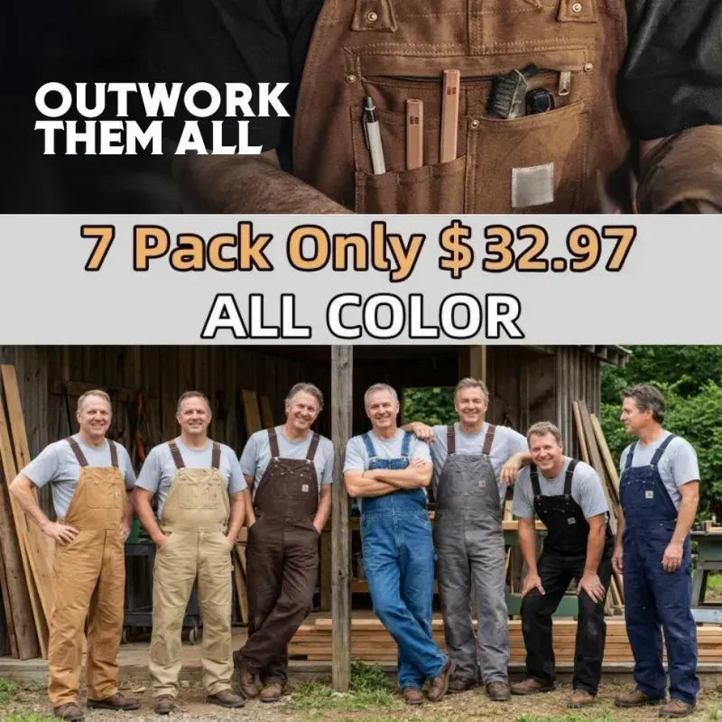 🔥Last Day Promotion!🔥Men's Denim Bib Overalls